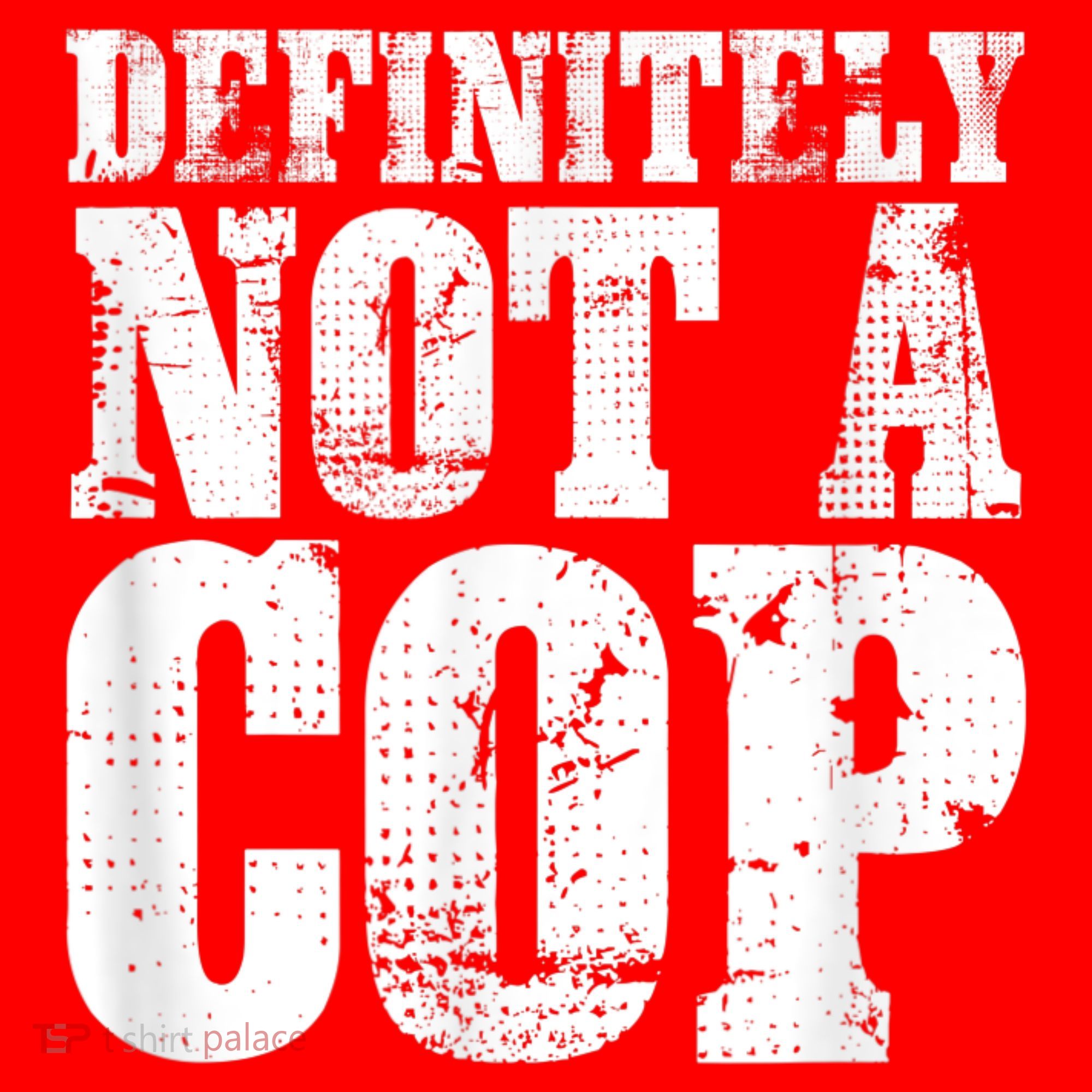 Definitely Not A Cop Funny Undercover Police Officer Apparel Santa Hat