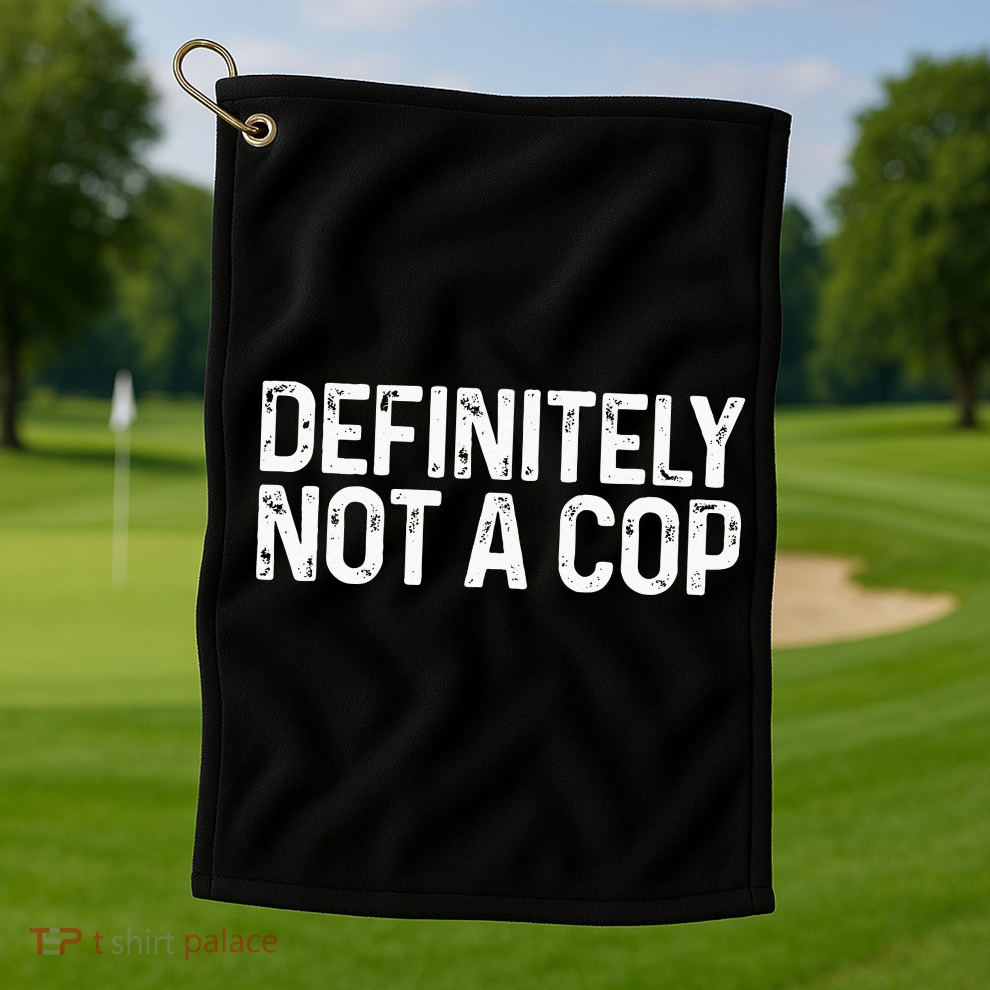 Definitely Not A Cop Undercover Definitely Not A Cop Golf Towel