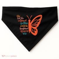 Do Not Be Conformed To This World Be Transformed Romans 122 USA-Made Doggie Bandana thumb 0