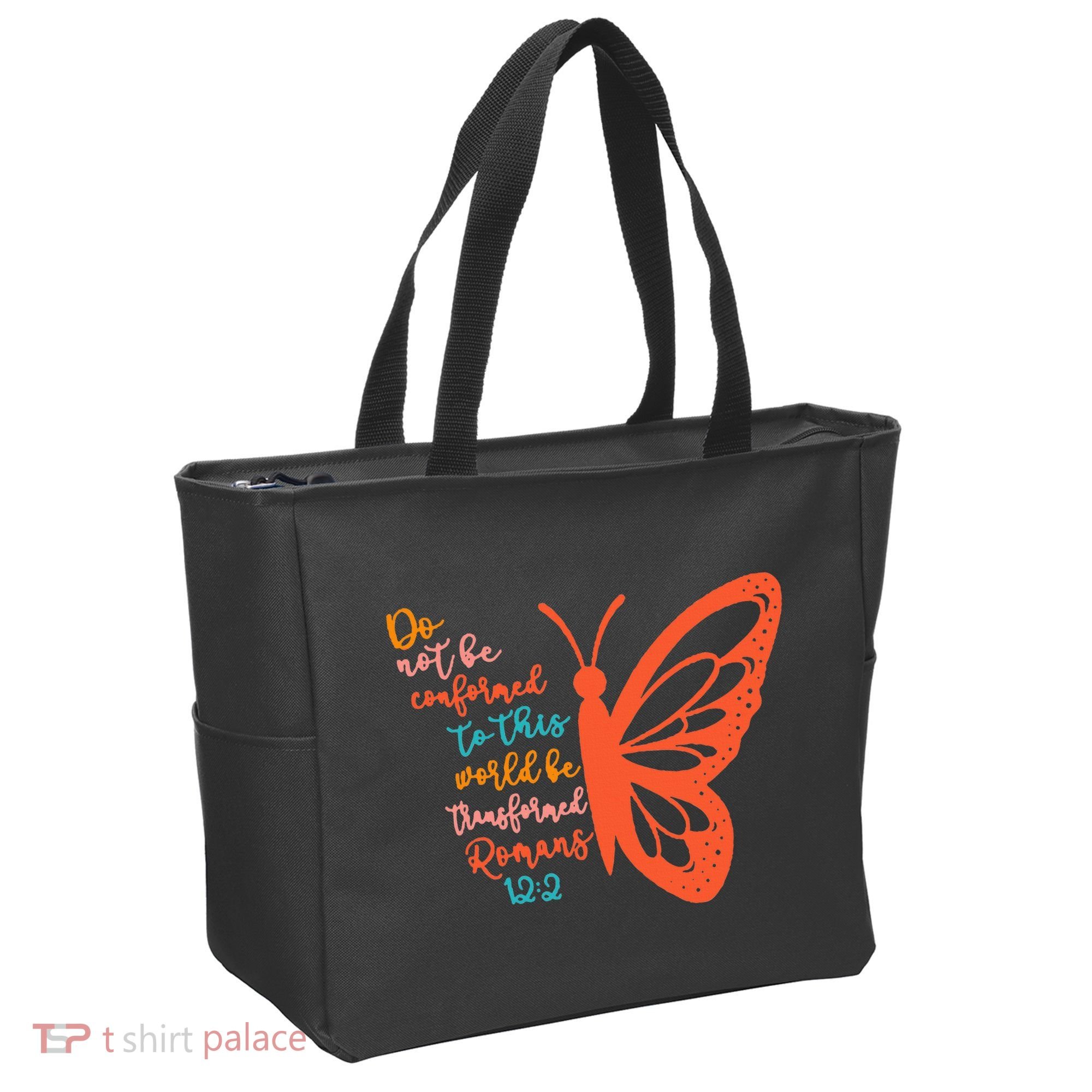 Do Not Be Conformed To This World Be Transformed Romans 122 Tote Bag