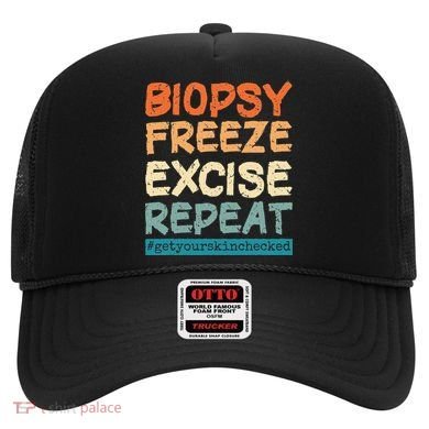 Dermatology Nurse Biopsy Freeze Excise Repeat Hat