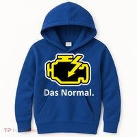 Das Normal Check Engine Light Great Gift Kids Hoodie thumb 0
