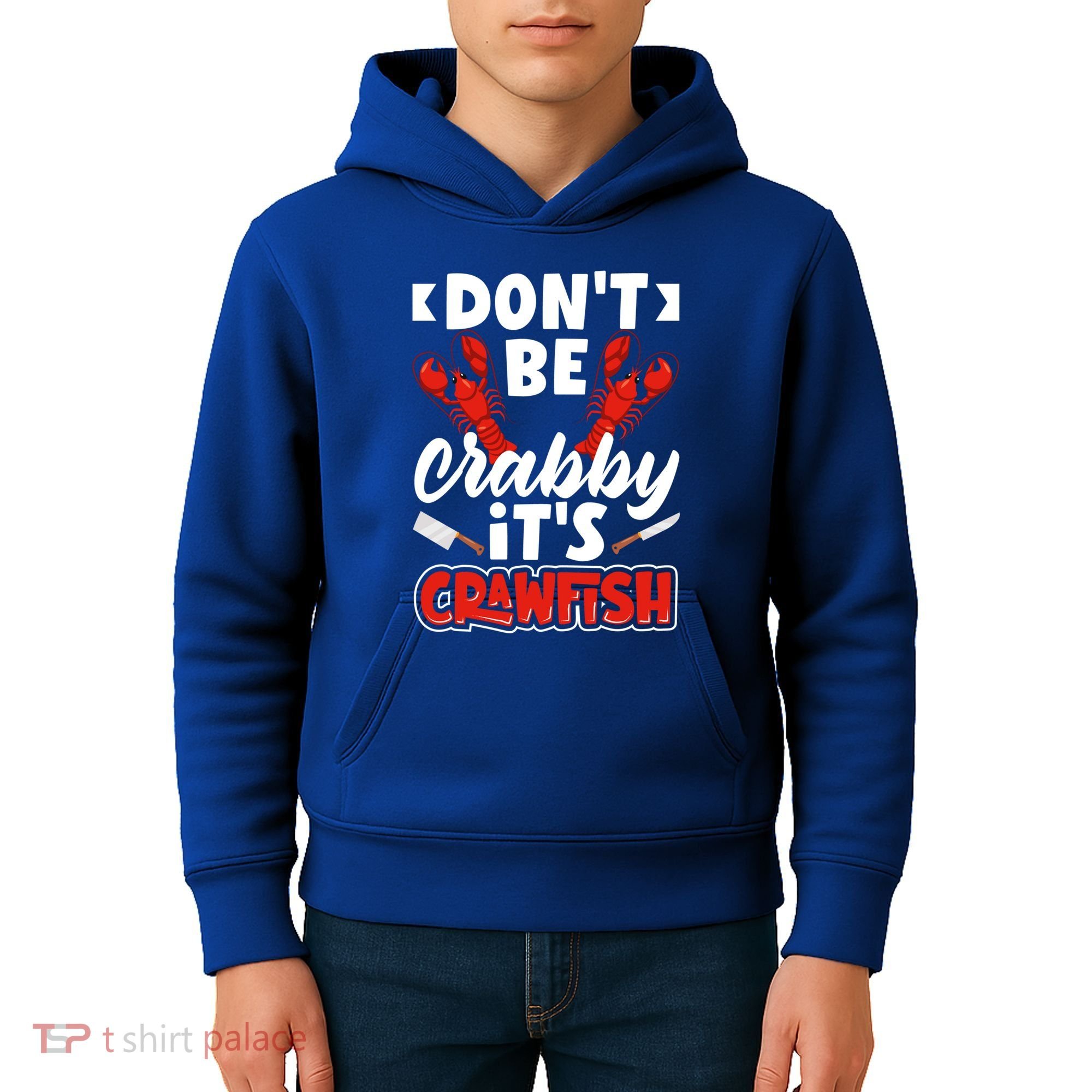 Dont Ne Crabby Its Crawfish Bowl Season Cajunstyle Gift Kids Hoodie