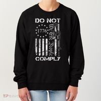 Do Not Comply Ar15 Usa Flag Pro Gun 2nd Amendment Women's Sweatshirt thumb 0