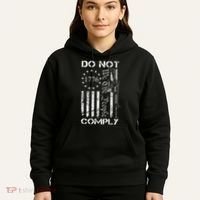 Do Not Comply Ar15 Usa Flag Pro Gun 2nd Amendment Hoodie thumb 5