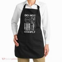 Do Not Comply Ar15 Usa Flag Pro Gun 2nd Amendment Apron thumb 2