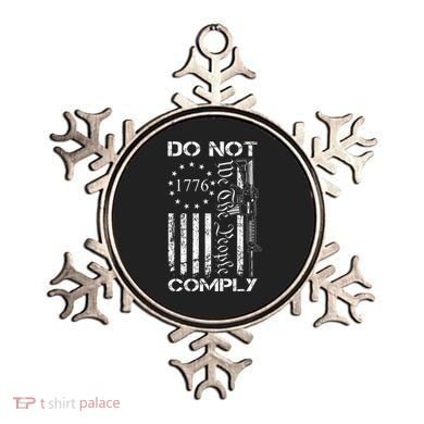 Do Not Comply Ar15 Usa Flag Pro Gun 2nd Amendment Ornament