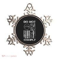 Do Not Comply Ar15 Usa Flag Pro Gun 2nd Amendment Ornament thumb 0