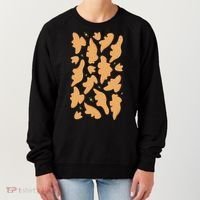 Dino Nuggies Chicken Nuggets Pattern Women's Sweatshirt thumb 0