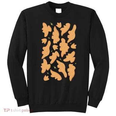 Dino Nuggies Chicken Nuggets Pattern Sweatshirt
