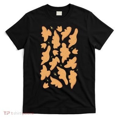 Dino Nuggies Chicken Nuggets Pattern T-Shirt