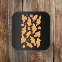 Dino Nuggies Chicken Nuggets Pattern Coaster thumb 0