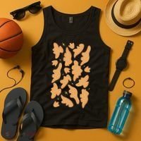 Dino Nuggies Chicken Nuggets Pattern Tank Top thumb 4