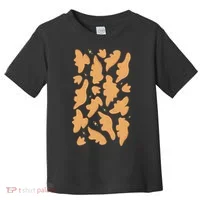 Dino Nuggies Chicken Nuggets Pattern Toddler T-Shirt thumb 0