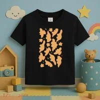 Dino Nuggies Chicken Nuggets Pattern Toddler T-Shirt thumb 3