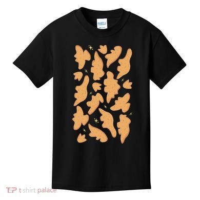 Dino Nuggies Chicken Nuggets Pattern Kids T-Shirt