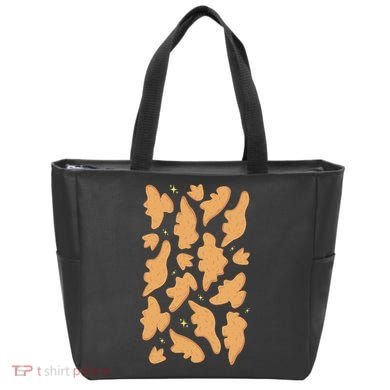 Dino Nuggies Chicken Nuggets Pattern Tote Bag