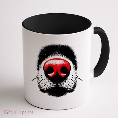 Dog Nose Close Up Coffee Mug back