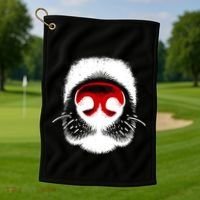 Dog Nose Close Up Golf Towel thumb 1