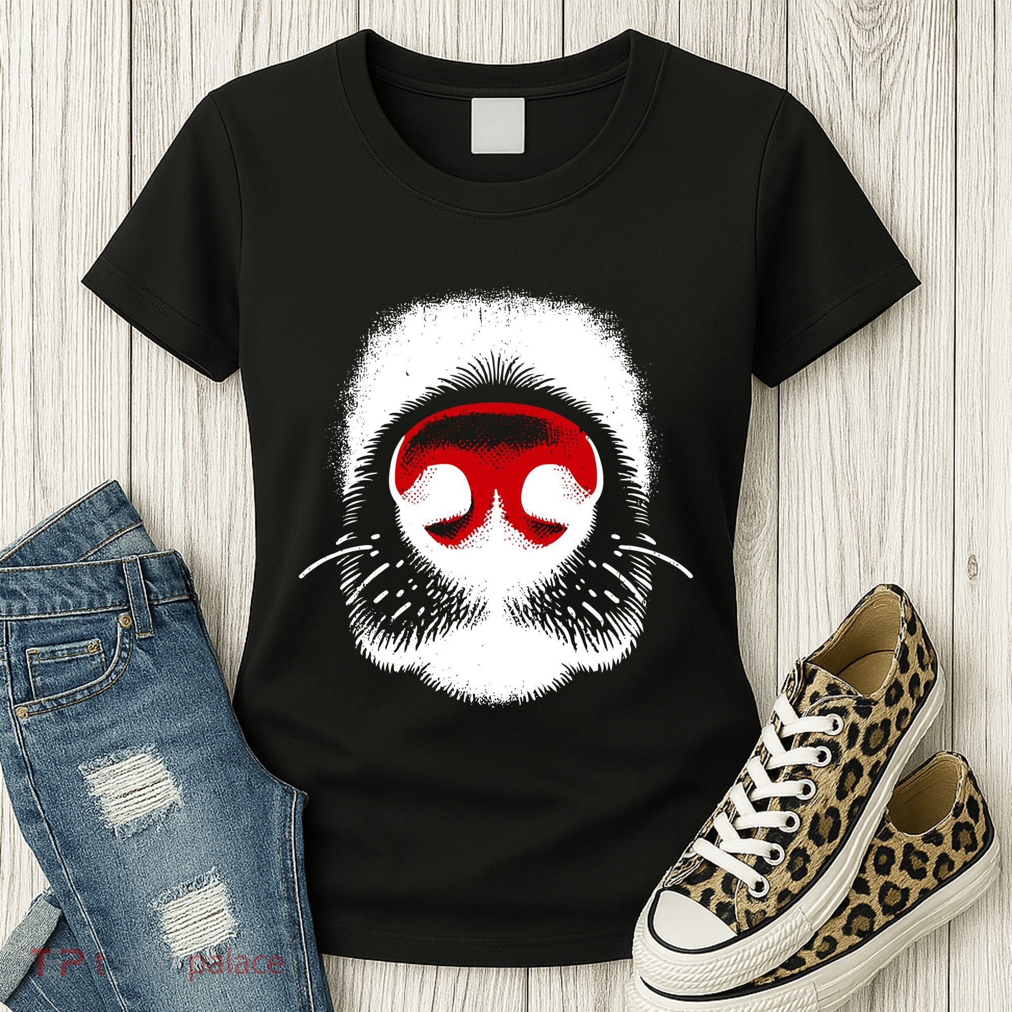 Dog Nose Close Up Women's T-Shirt