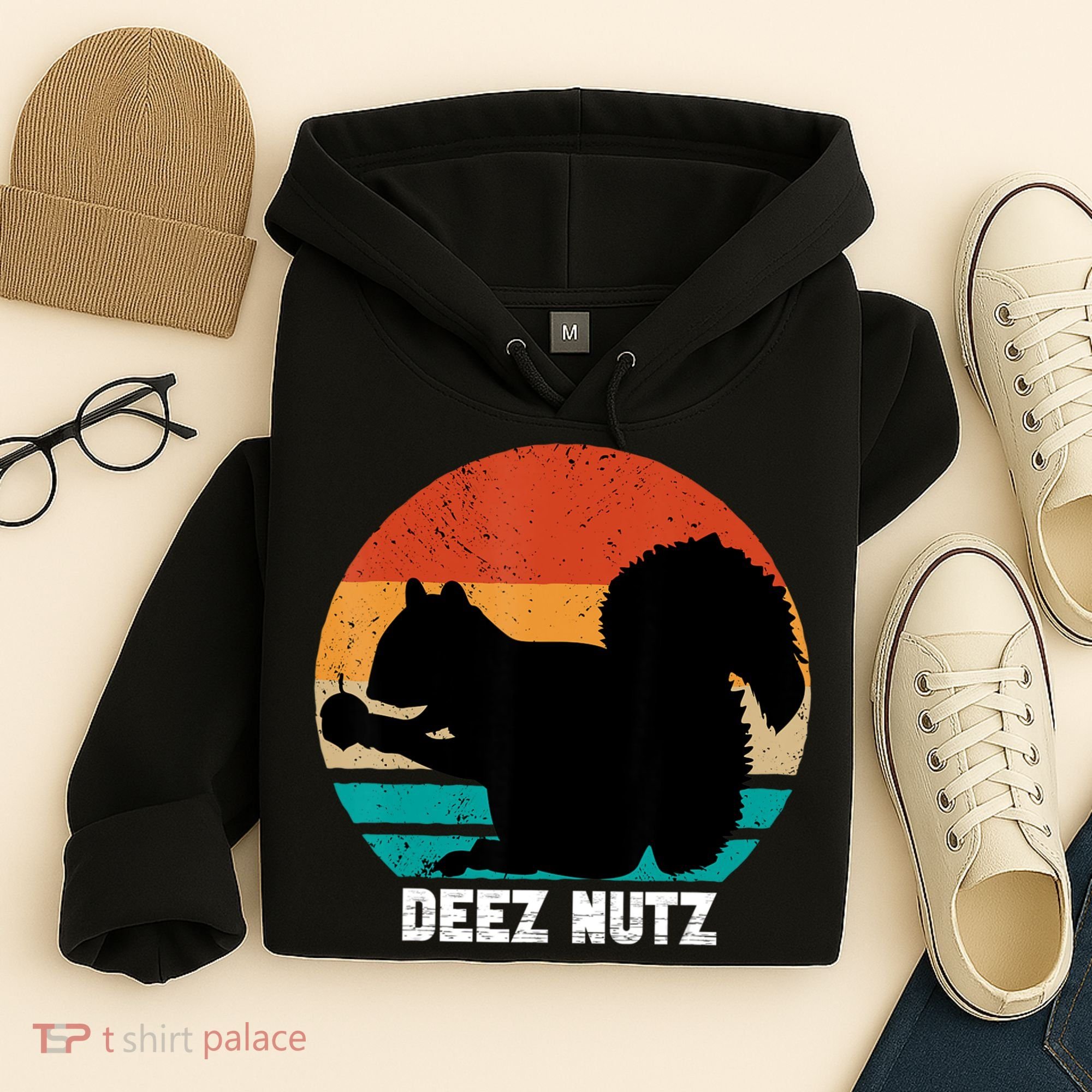 Deez Nutz Christmas Gopher Funny Saying Dees Nutz Ugly Xmas Hoodie