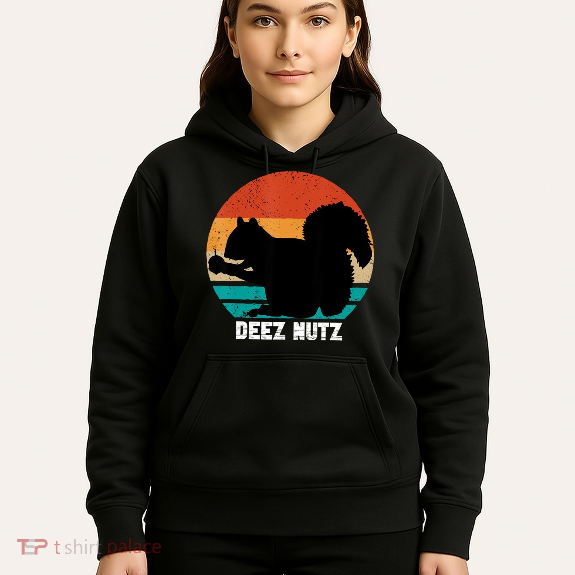 Deez Nutz Christmas Gopher Funny Saying Dees Nutz Ugly Xmas Hoodie