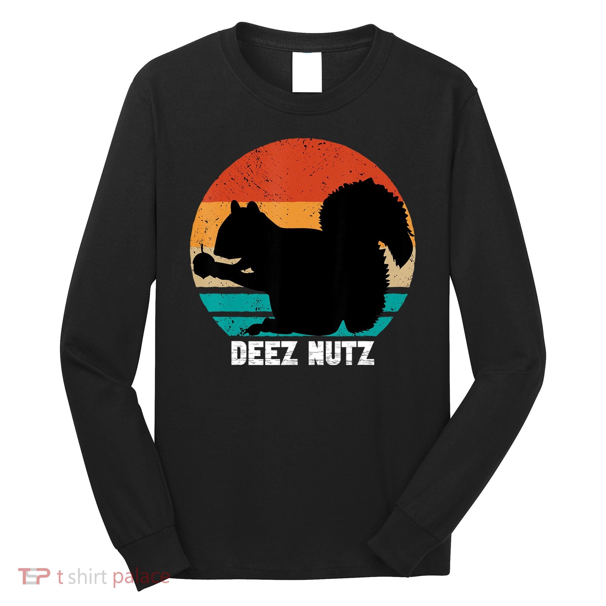 Deez Nutz Christmas Gopher Funny Saying Dees Nutz Ugly Xmas Long Sleeve Shirt