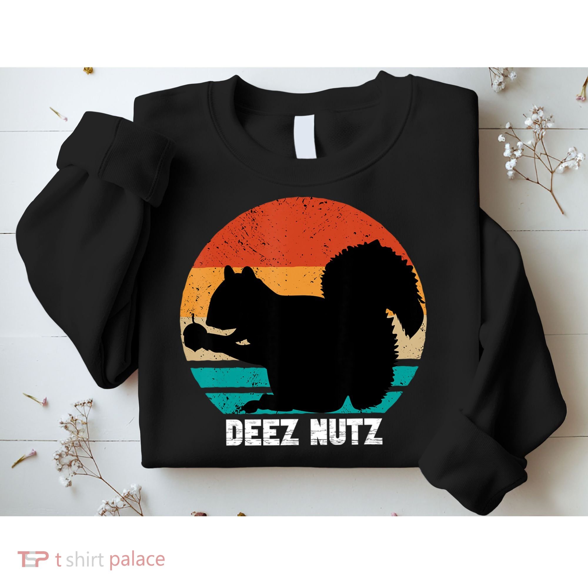 Deez Nutz Christmas Gopher Funny Saying Dees Nutz Ugly Xmas Sweatshirt