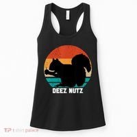 Deez Nutz Christmas Gopher Funny Saying Dees Nutz Ugly Xmas Women's Tank Top thumb 0