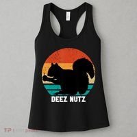 Deez Nutz Christmas Gopher Funny Saying Dees Nutz Ugly Xmas Women's Tank Top thumb 3