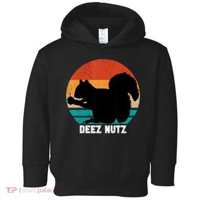 Deez Nutz Christmas Gopher Funny Saying Dees Nutz Ugly Xmas Toddler Hoodie