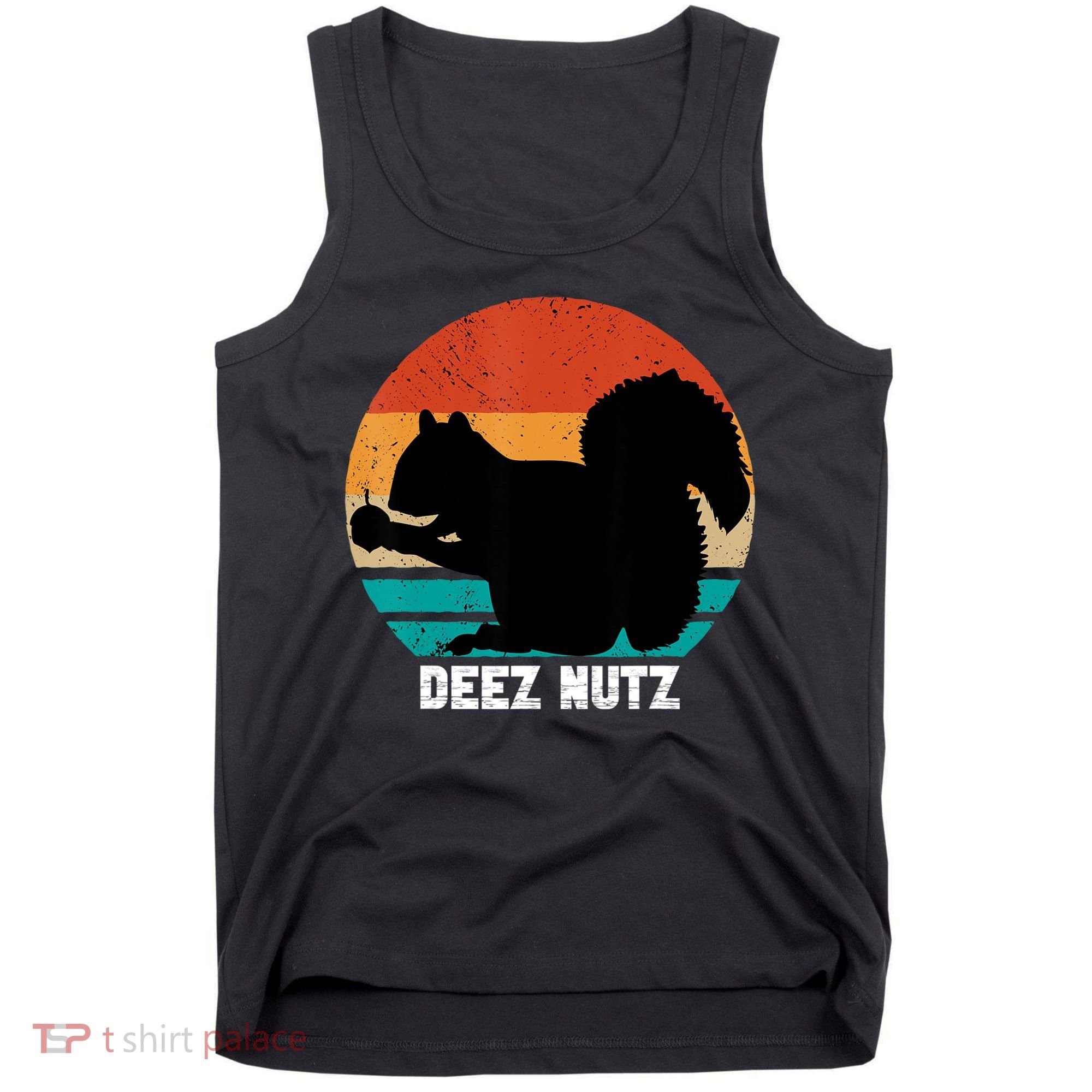 Deez Nutz Christmas Gopher Funny Saying Dees Nutz Ugly Xmas Tank Top