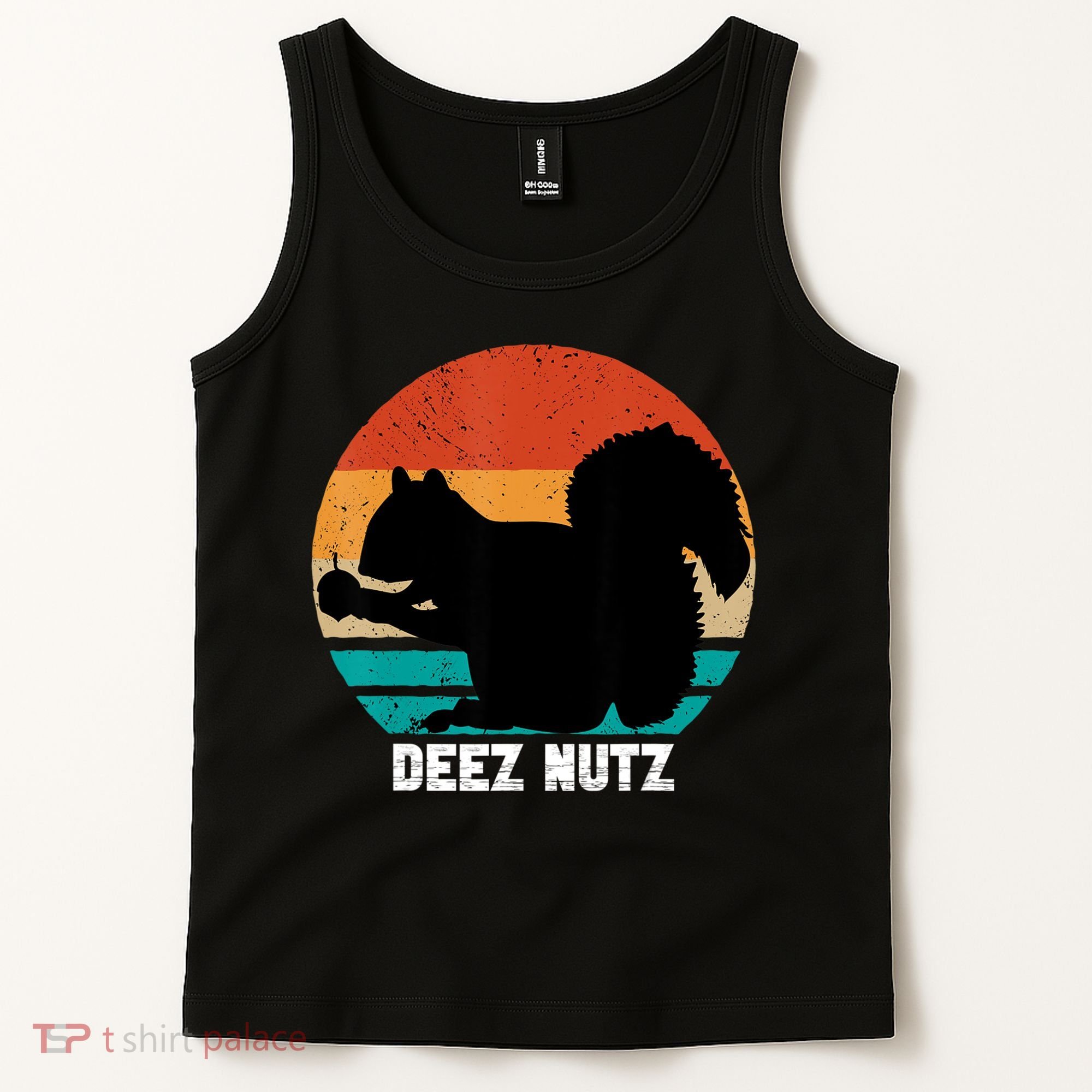 Deez Nutz Christmas Gopher Funny Saying Dees Nutz Ugly Xmas Tank Top