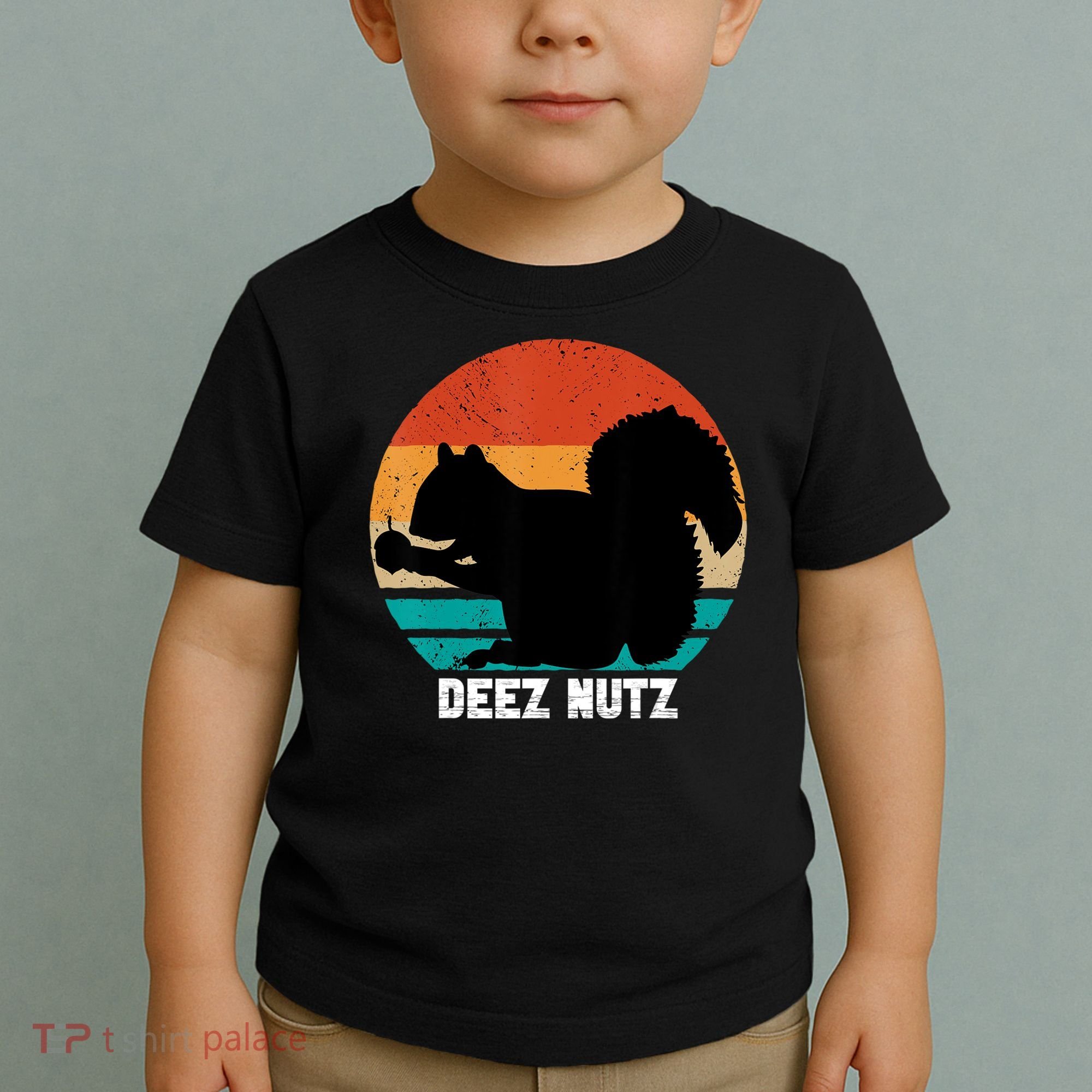 Deez Nutz Christmas Gopher Funny Saying Dees Nutz Ugly Xmas Toddler T-Shirt