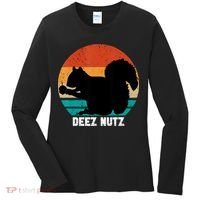 Deez Nutz Christmas Gopher Funny Saying Dees Nutz Ugly Xmas Women's Long Sleeve Shirt thumb 0