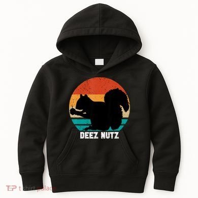 Deez Nutz Christmas Gopher Funny Saying Dees Nutz Ugly Xmas Kids Hoodie