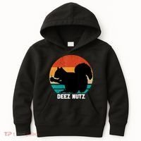 Deez Nutz Christmas Gopher Funny Saying Dees Nutz Ugly Xmas Kids Hoodie thumb 0