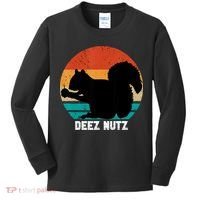 Deez Nutz Christmas Gopher Funny Saying Dees Nutz Ugly Xmas Kids Long Sleeve Shirt thumb 0