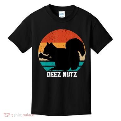 Deez Nutz Christmas Gopher Funny Saying Dees Nutz Ugly Xmas Kids T-Shirt