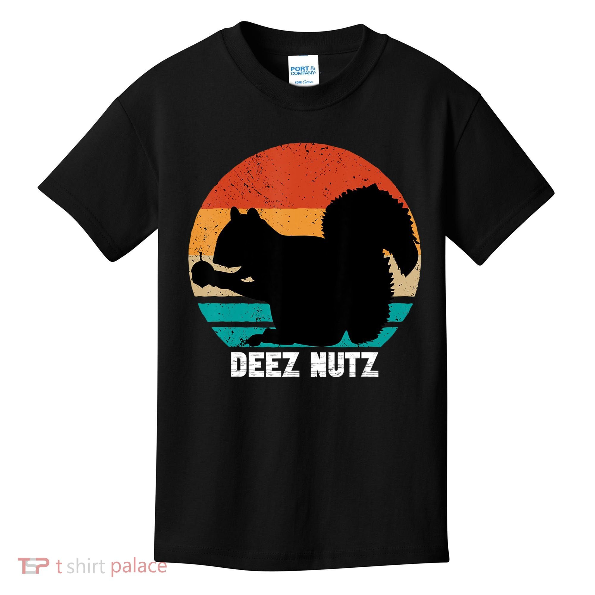 Deez Nutz Christmas Gopher Funny Saying Dees Nutz Ugly Xmas Kids T-Shirt