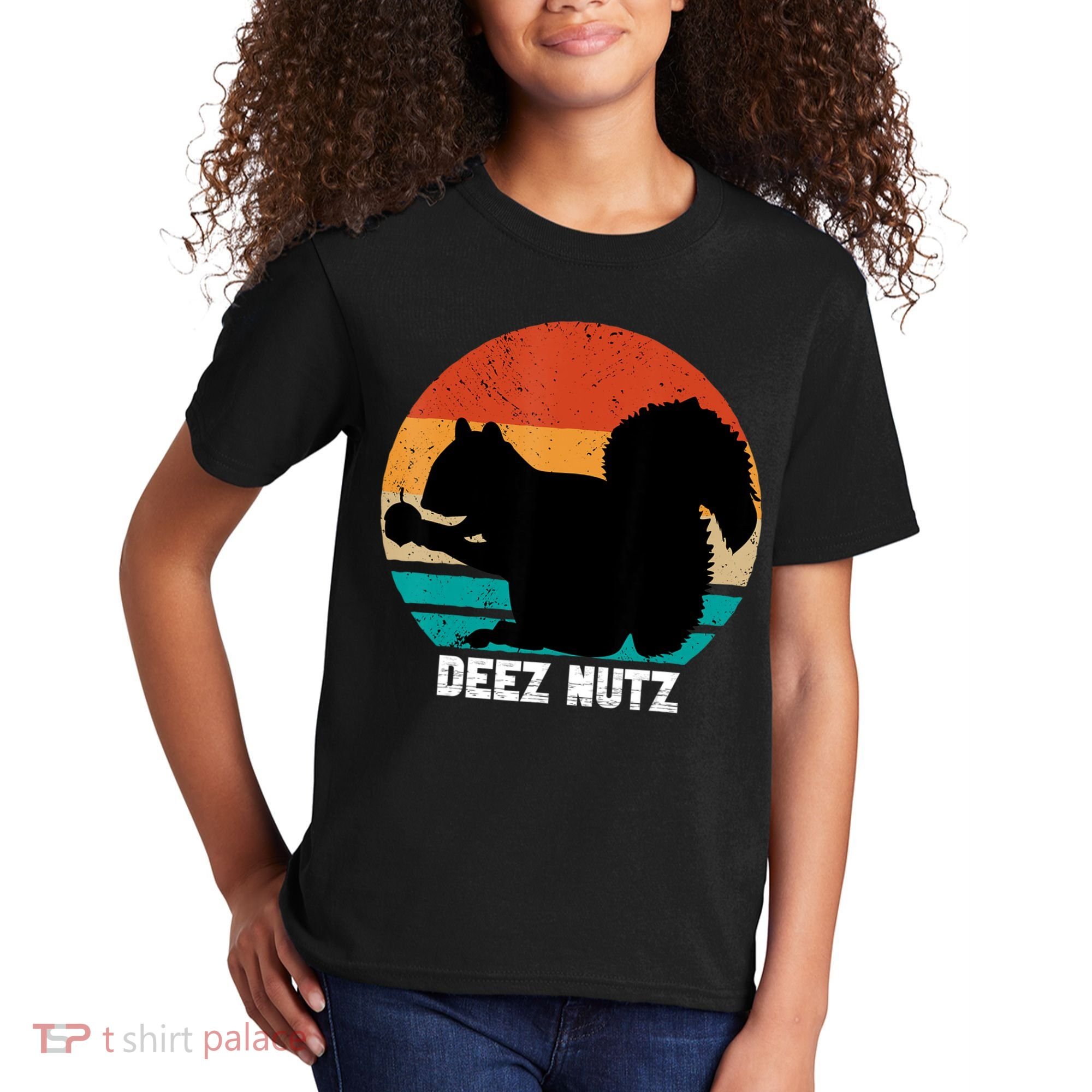 Deez Nutz Christmas Gopher Funny Saying Dees Nutz Ugly Xmas Kids T-Shirt