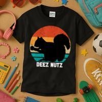 Deez Nutz Christmas Gopher Funny Saying Dees Nutz Ugly Xmas Kids T-Shirt thumb 3