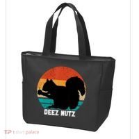 Deez Nutz Christmas Gopher Funny Saying Dees Nutz Ugly Xmas Tote Bag thumb 3
