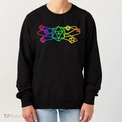 DnD D20 Atom Rainbow Gamer Women's Sweatshirt