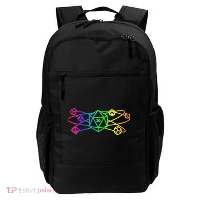 DnD D20 Atom Rainbow Gamer Backpack