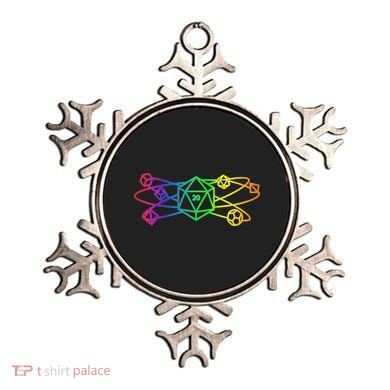 DnD D20 Atom Rainbow Gamer Ornament