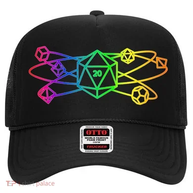DnD D20 Atom Rainbow Gamer Hat