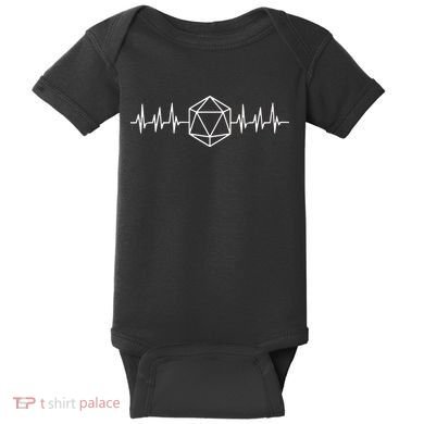 DnD D20 Life Pulse Baby Bodysuit