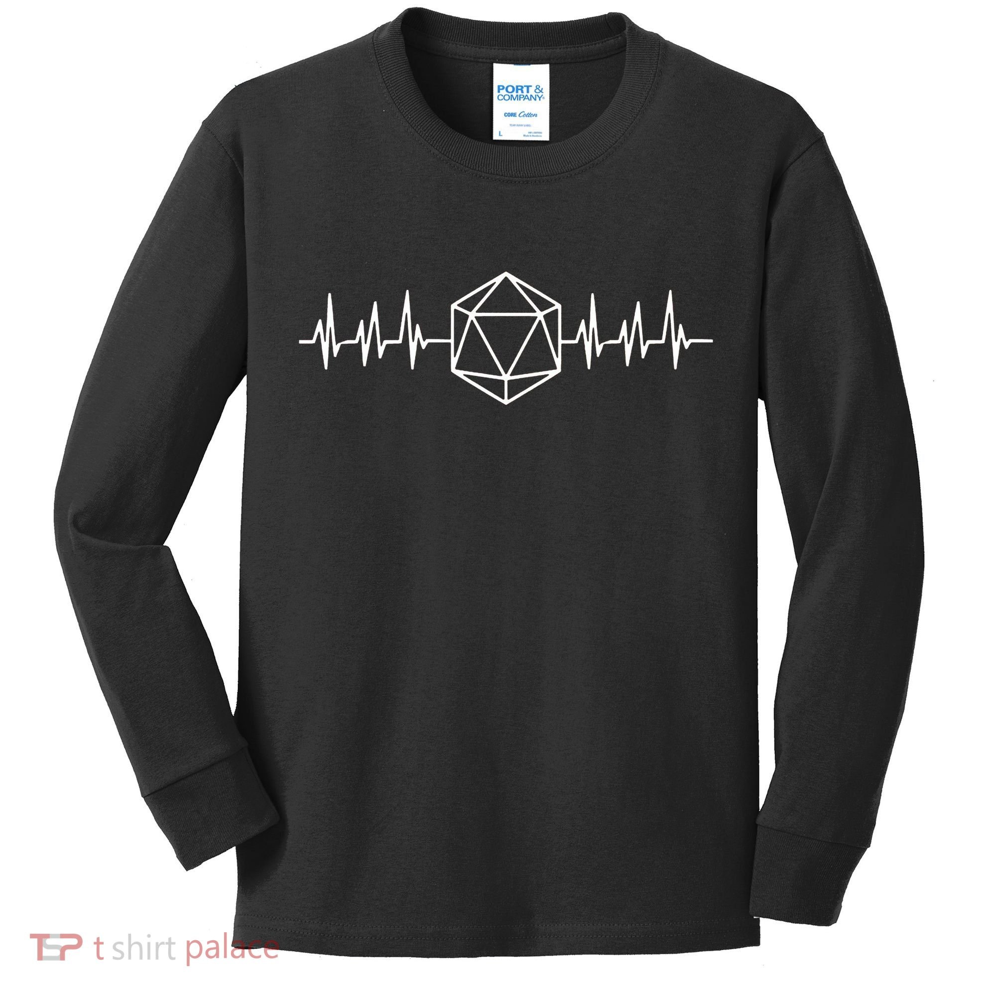 DnD D20 Life Pulse Kids Long Sleeve Shirt
