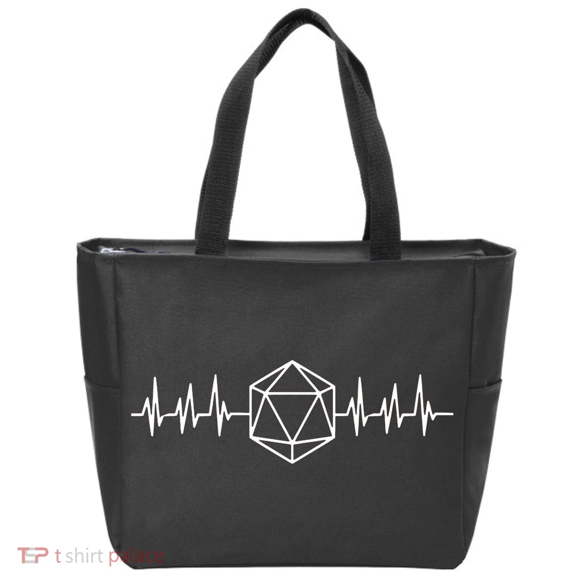 DnD D20 Life Pulse Tote Bag